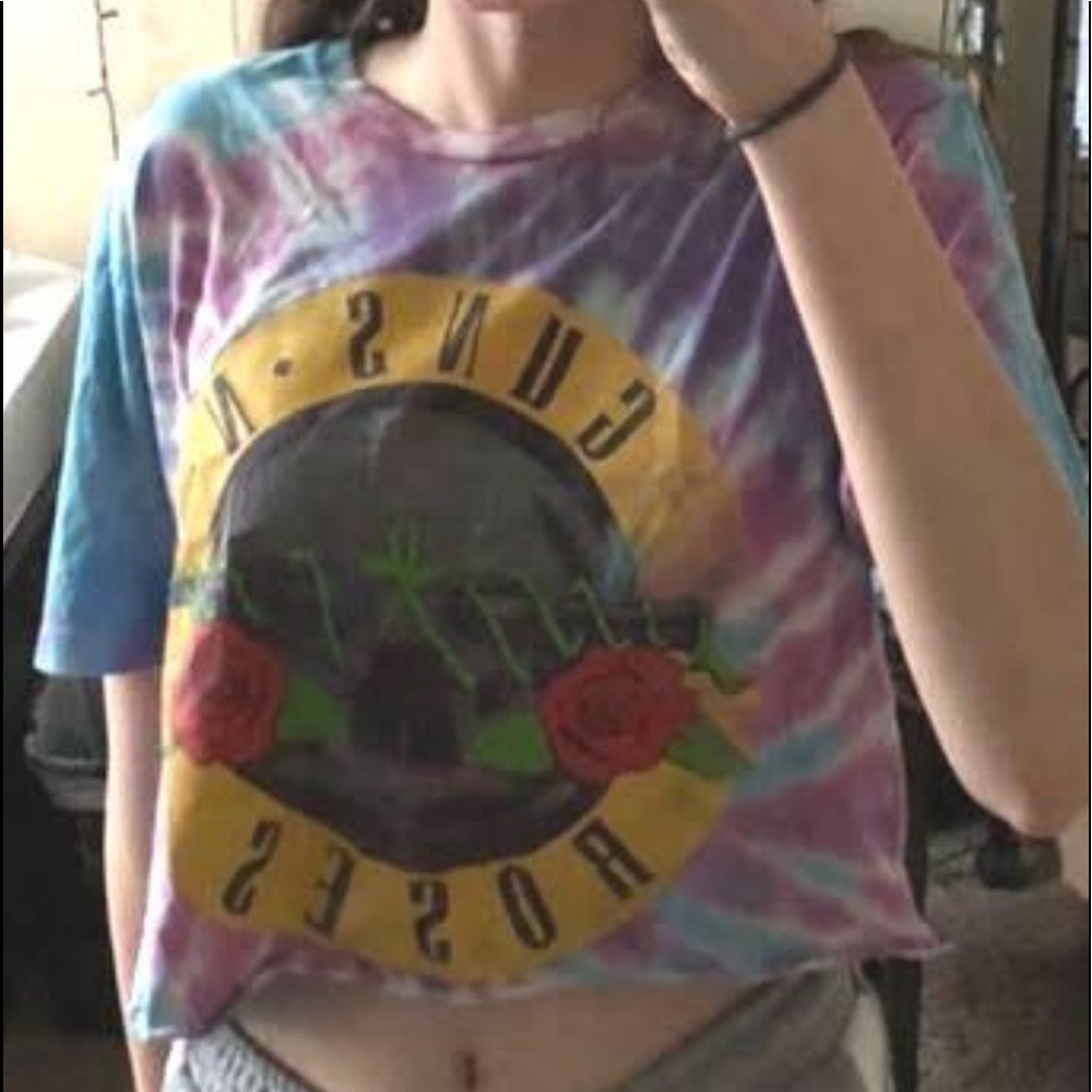 bravado // guns n' roses cropped tee